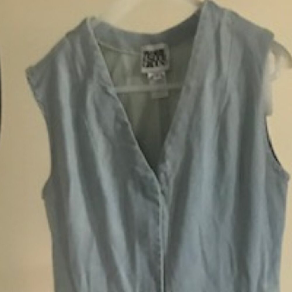 Prairie Underground Light Blue Jumpsuit - Picture 9 of 11